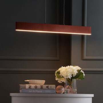 Draper Dimmable Adjustable Integrated LED Metal Linear Pendant - JONATHAN Y